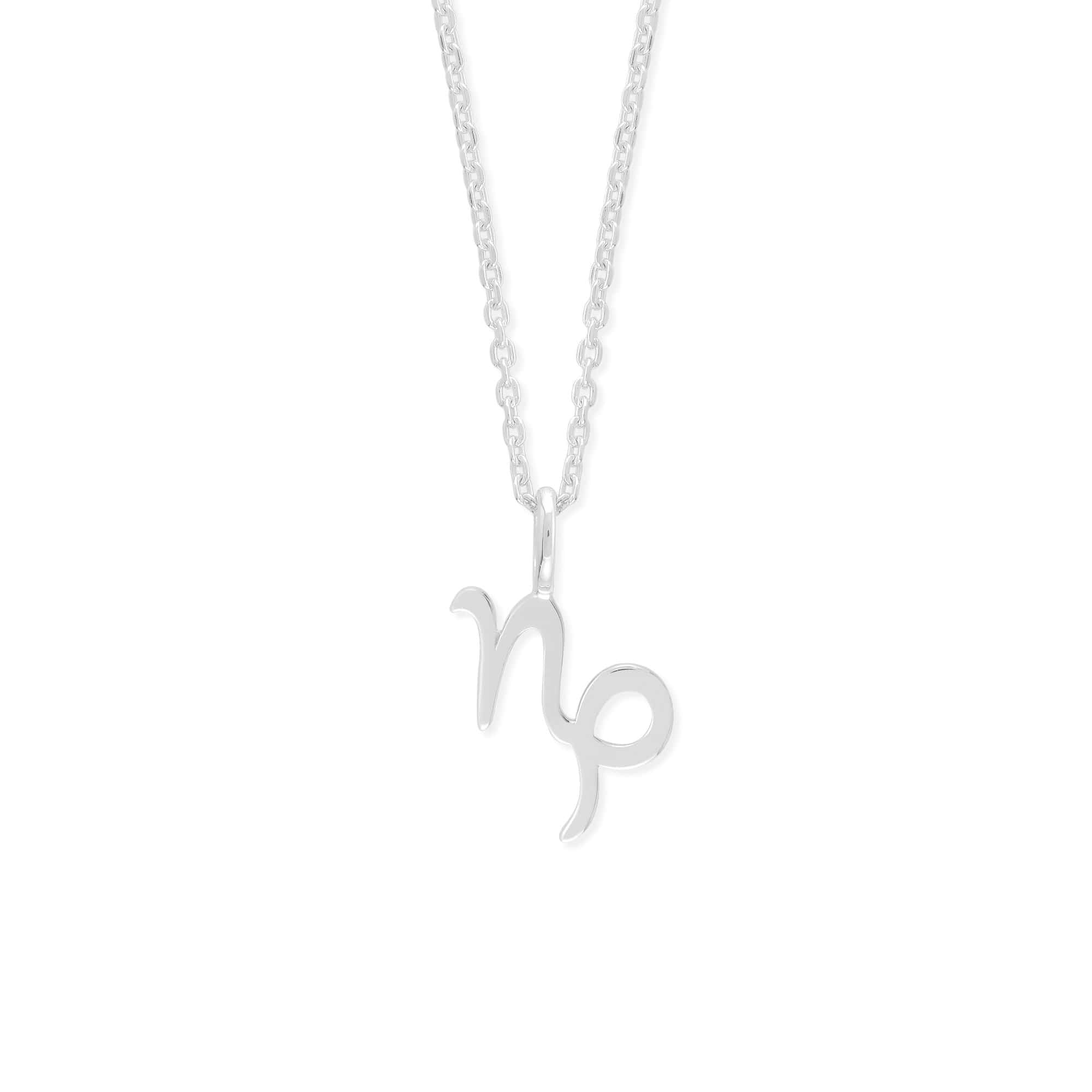 Boma Jewelry Necklaces Sterling Silver / Capricorn Zodiac Necklace