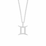 Boma Jewelry Necklaces Sterling Silver / Gemini Zodiac Necklace