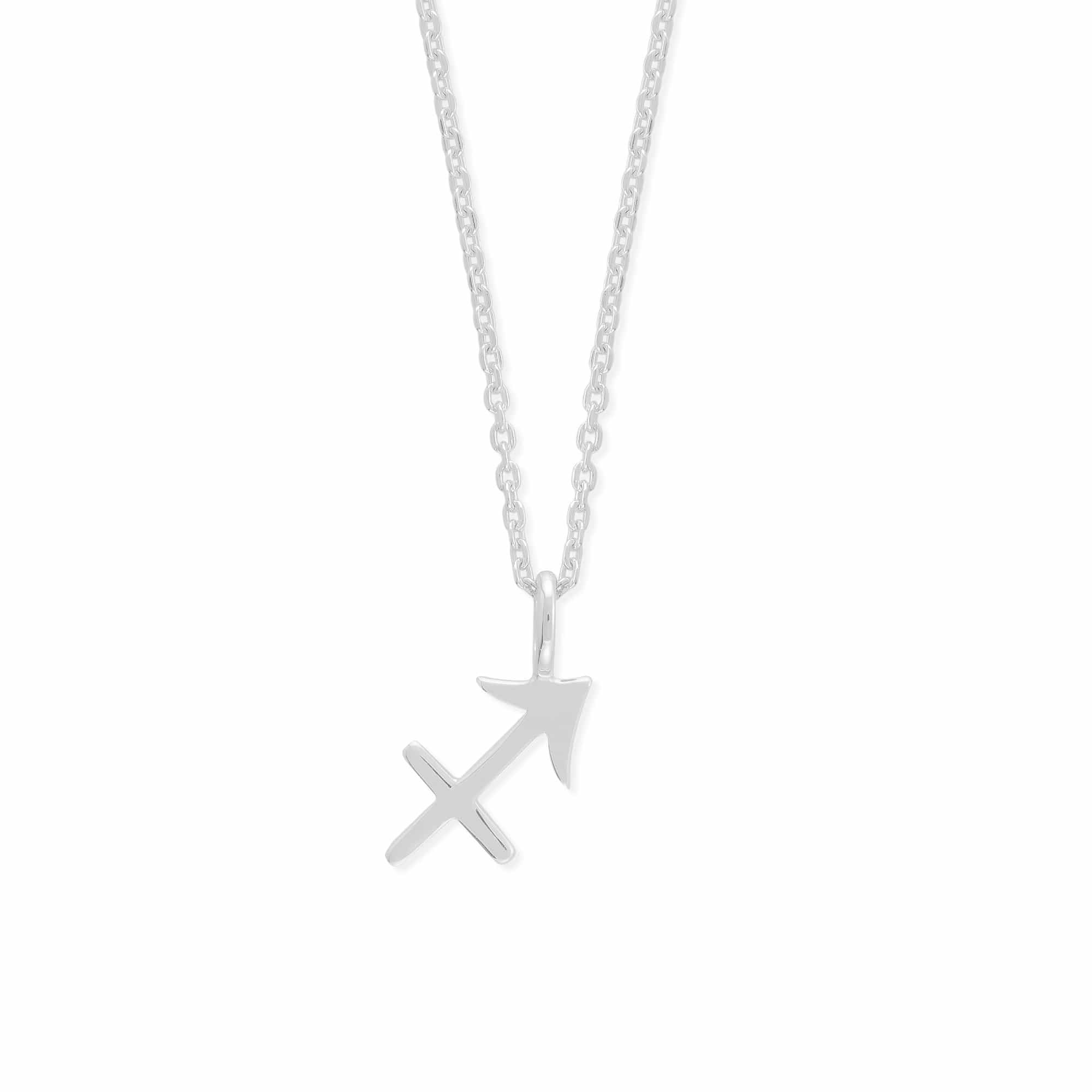 Boma Jewelry Necklaces Sterling Silver / Sagittarius Zodiac Necklace