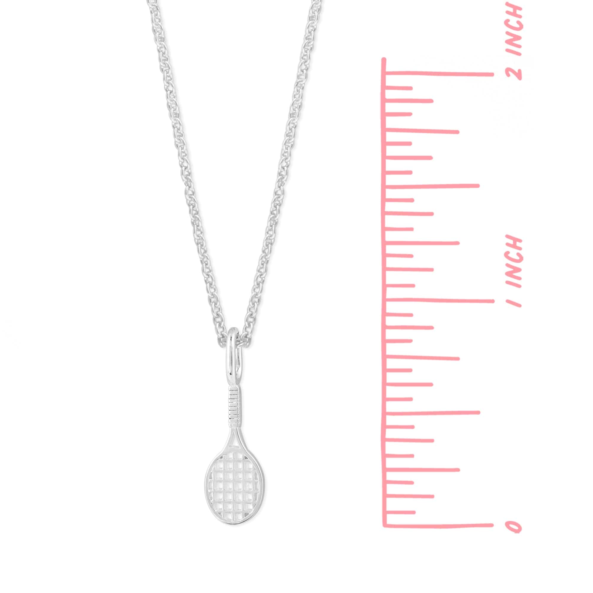 Boma Jewelry Necklaces Tennis Racquet Necklace