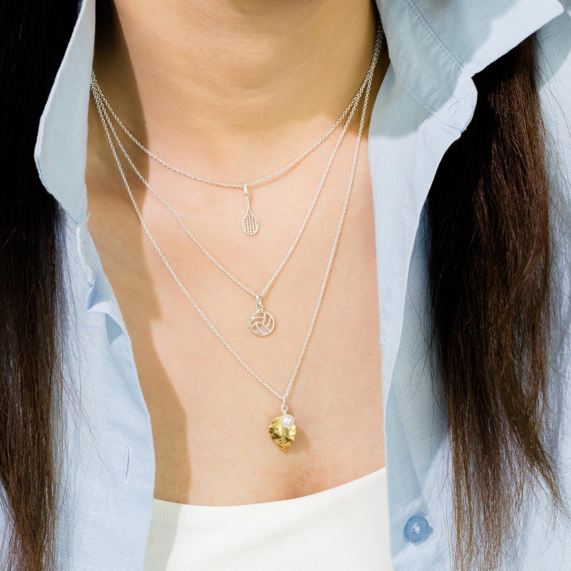 Boma Jewelry Necklaces Tennis Racquet Necklace
