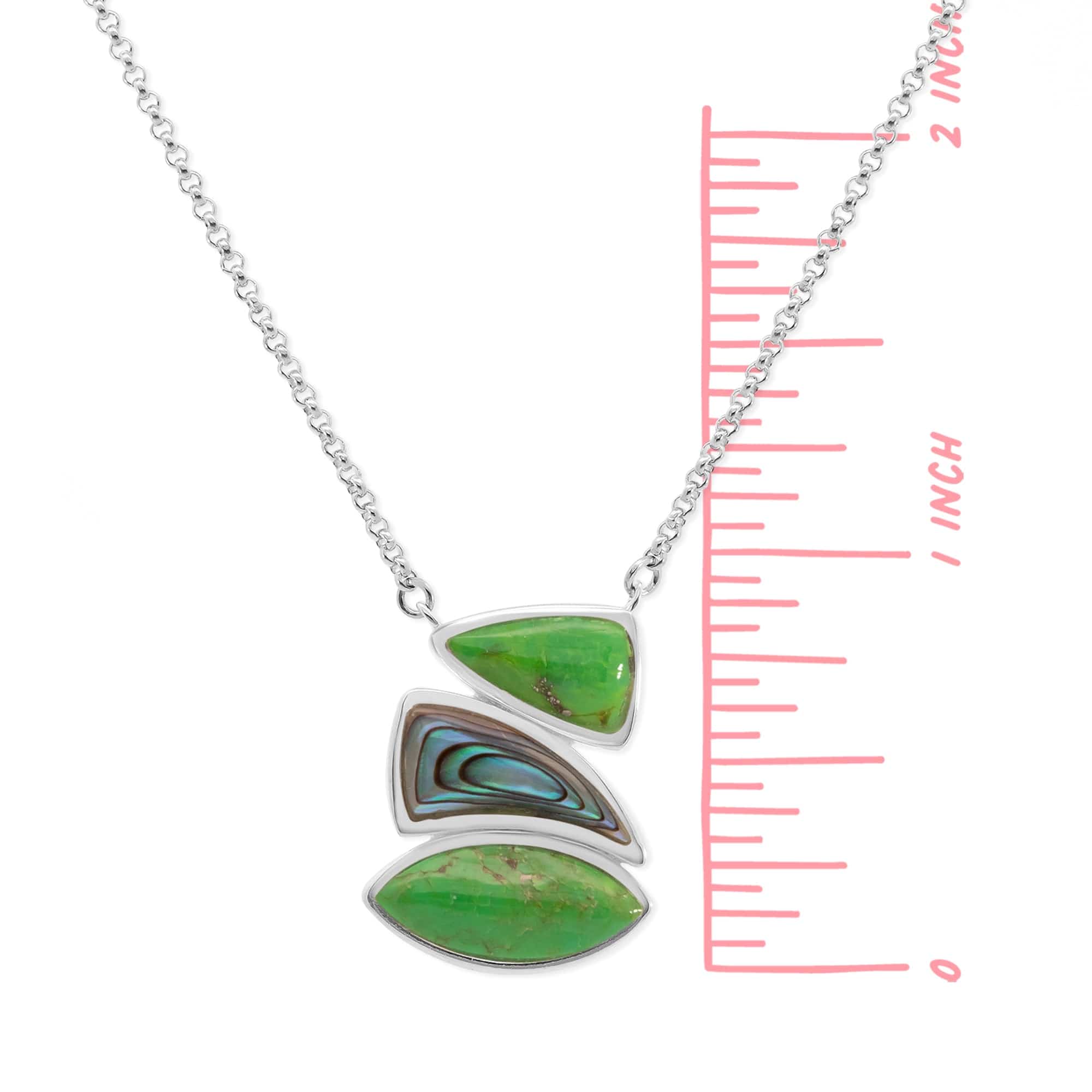 Boma Jewelry Necklaces Three Stone Necklace