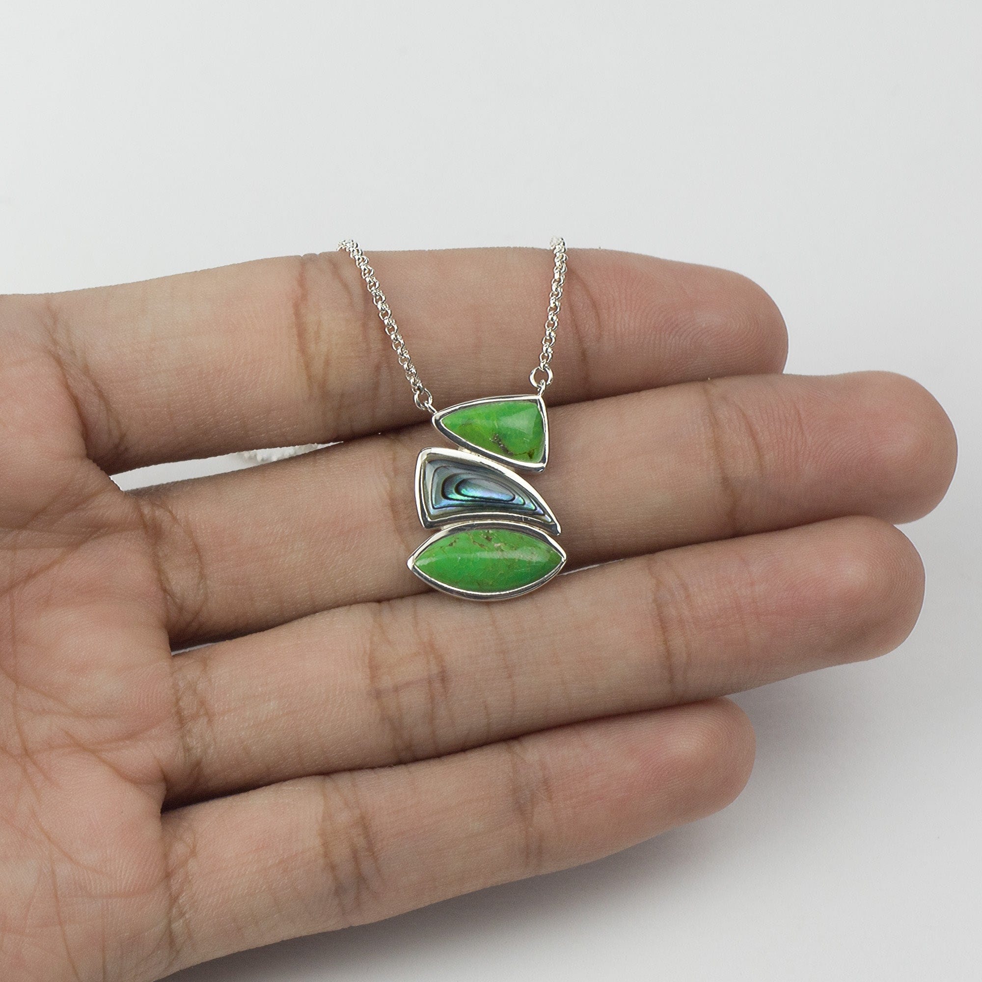 Boma Jewelry Necklaces Three Stone Necklace