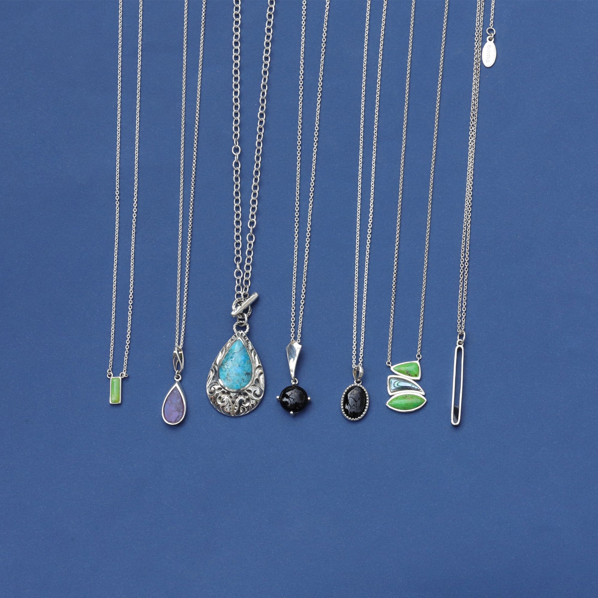 Boma Jewelry Necklaces Three Stone Necklace