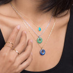 Boma Jewelry Necklaces Treasured Bi-Disc Pendant Necklace