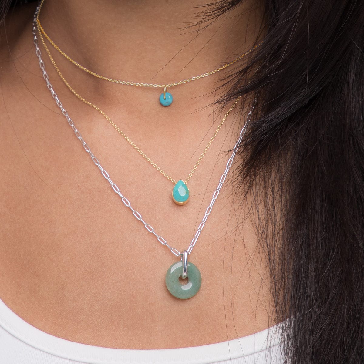 Boma Jewelry Necklaces Treasured Mini-Disc Pendant Necklace