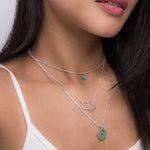Boma Jewelry Necklaces Treasured Mini-Disc Pendant Necklace