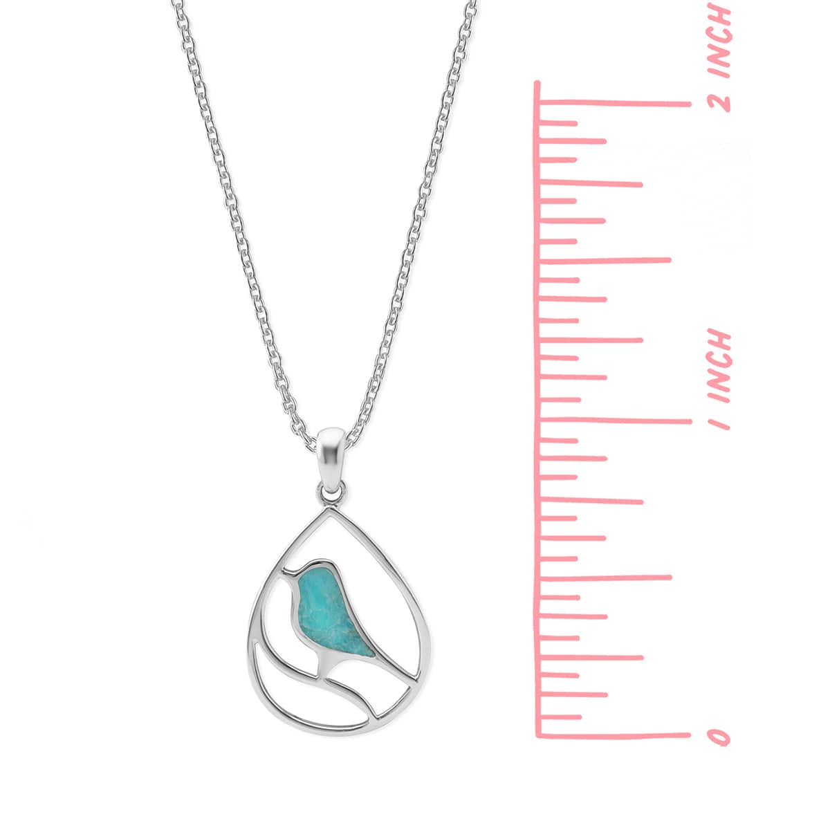 Boma Jewelry Necklaces Turquoise Bird Necklace