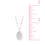 Boma Jewelry Necklaces Two way Sterling Silver Petite Medallion Necklace