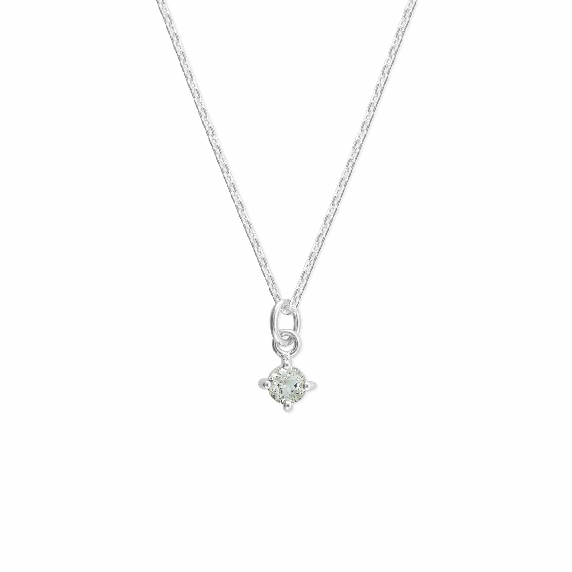 Boma Jewelry Necklaces White Topaz Colored Gemstone Necklace