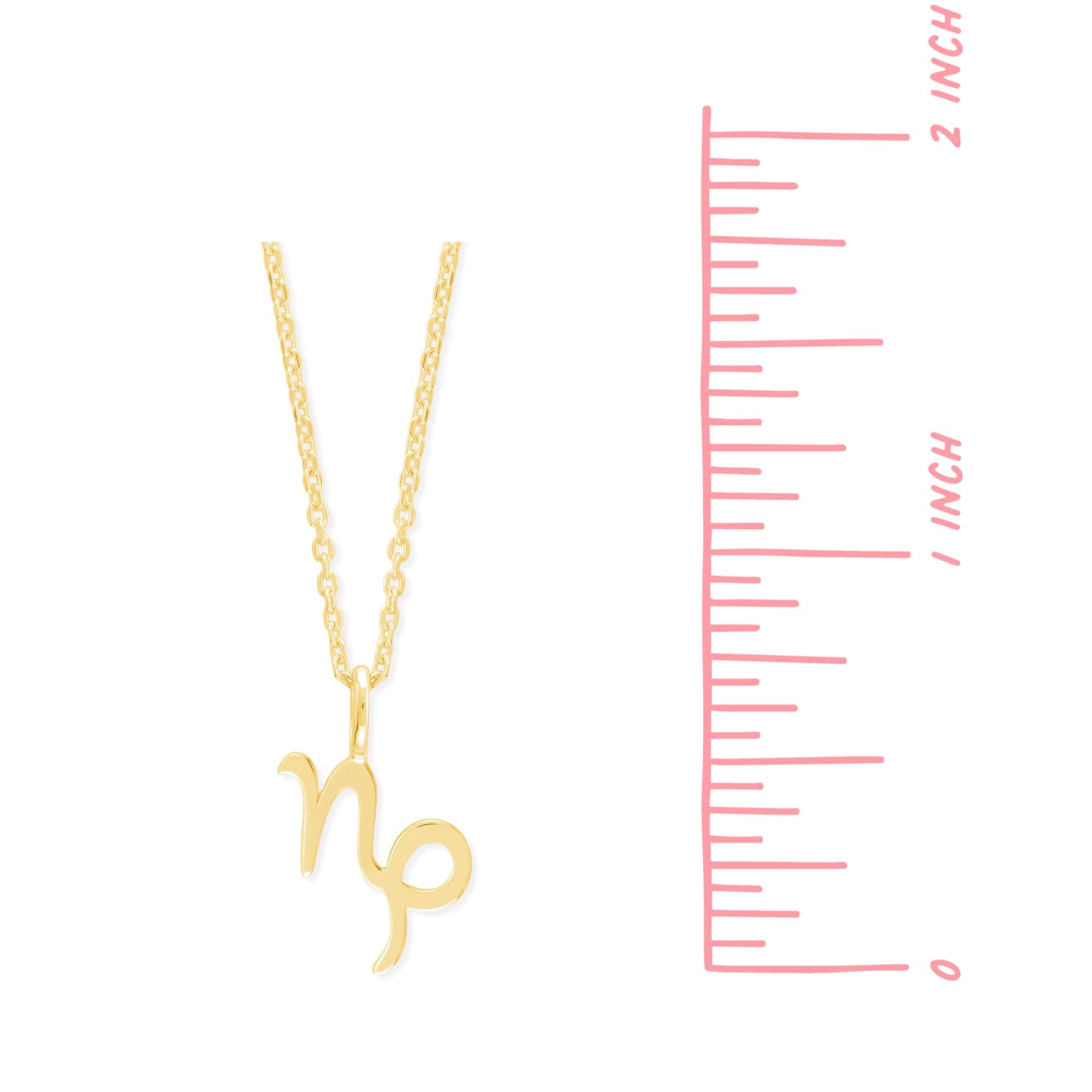 Birth sign necklace on sale