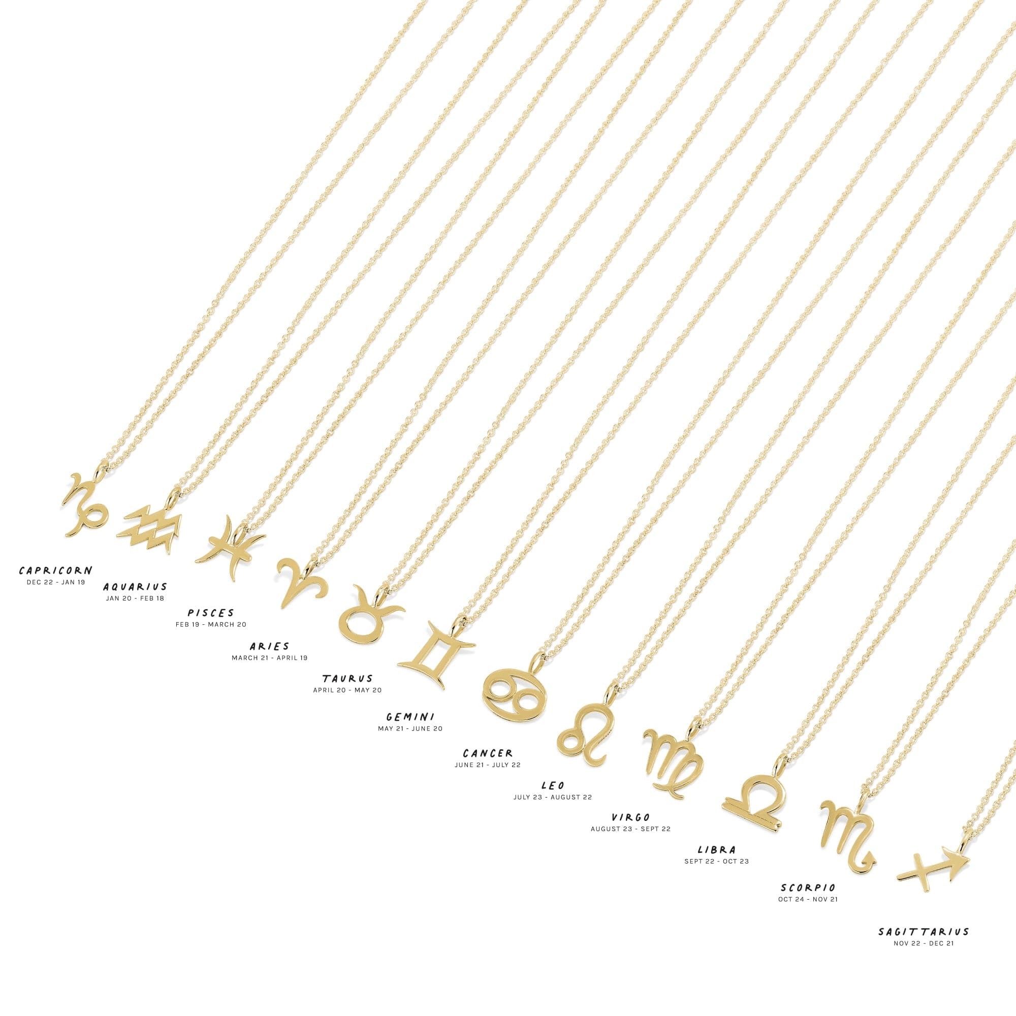 Boma Jewelry Necklaces Zodiac Necklace