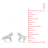 Boma Jewelry Origami Horse Stud Earrings