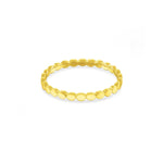 Boma Jewelry Rings 5 / 14K Gold Plated Belle Flat Dot Ring