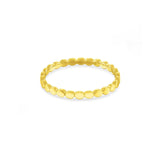 Boma Jewelry Rings 5 / 14K Gold Plated Belle Flat Dot Ring