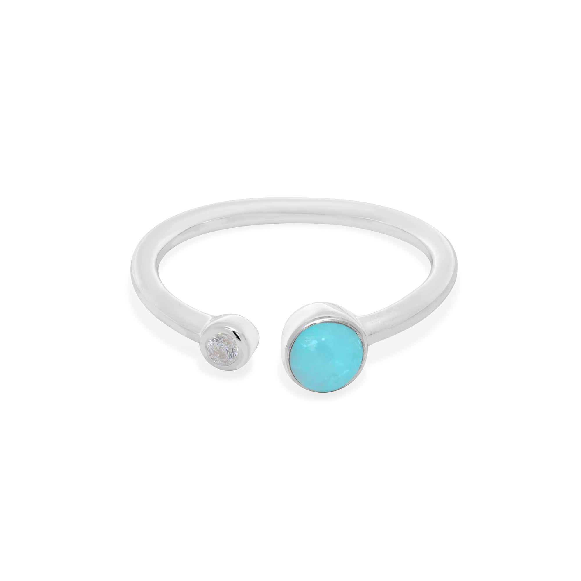 Boma Jewelry Rings 5 Round Semi Precious Stone Ring