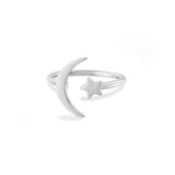 Boma Jewelry Rings 7 Star and Moon Ring