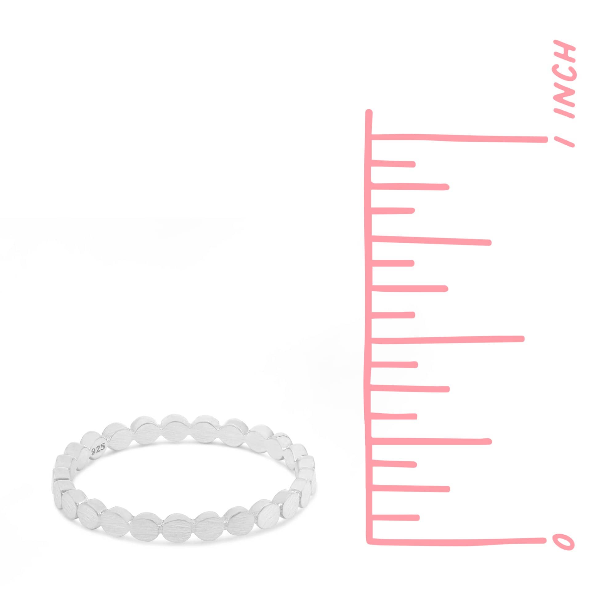 Boma Jewelry Rings Belle Flat Dot Matte Ring