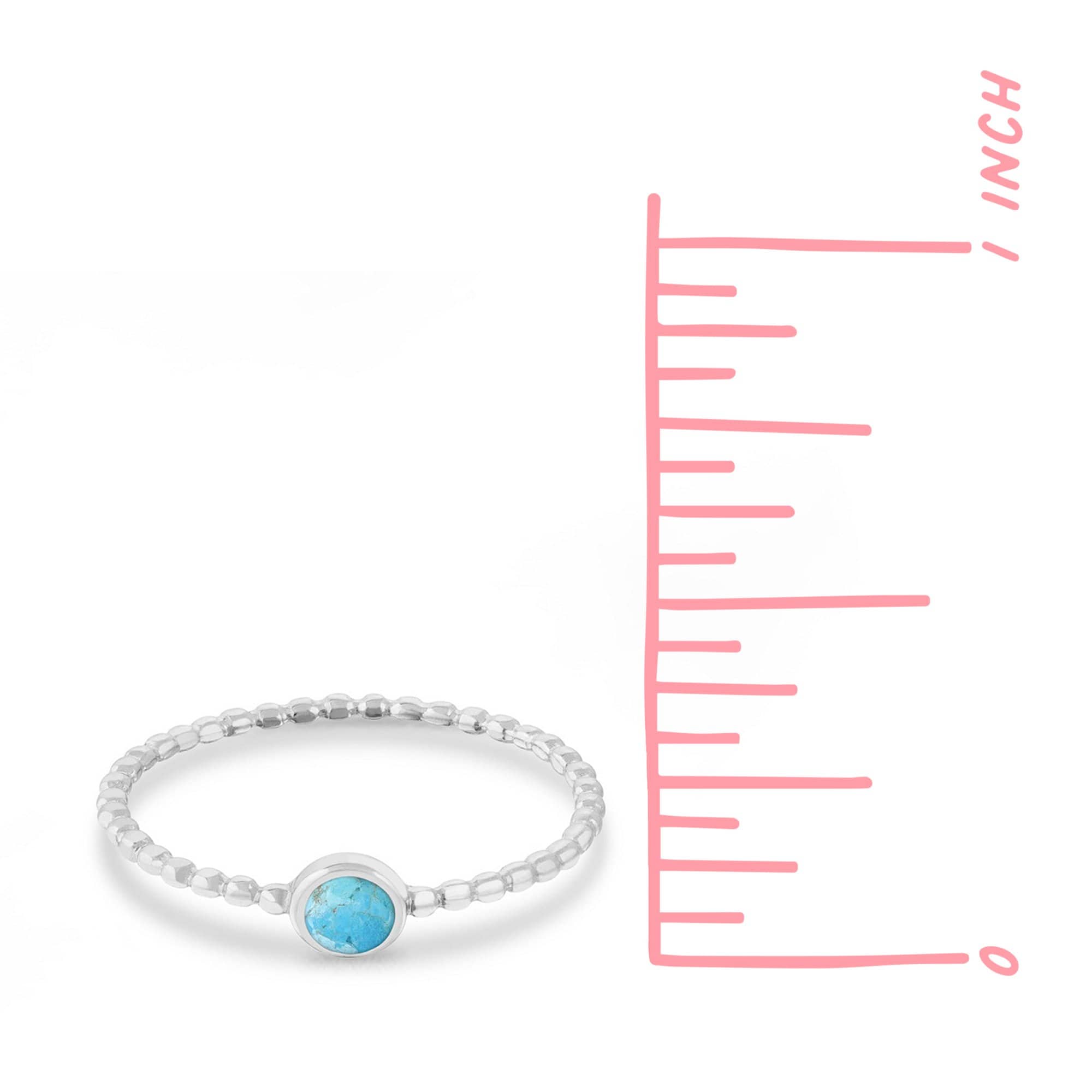 Boma Jewelry Rings Belle Turquoise Dot Ring