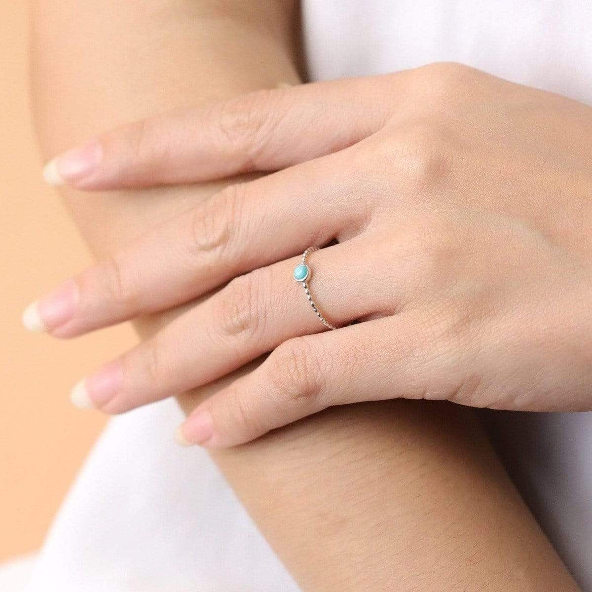 Boma Jewelry Rings Belle Turquoise Dot Ring