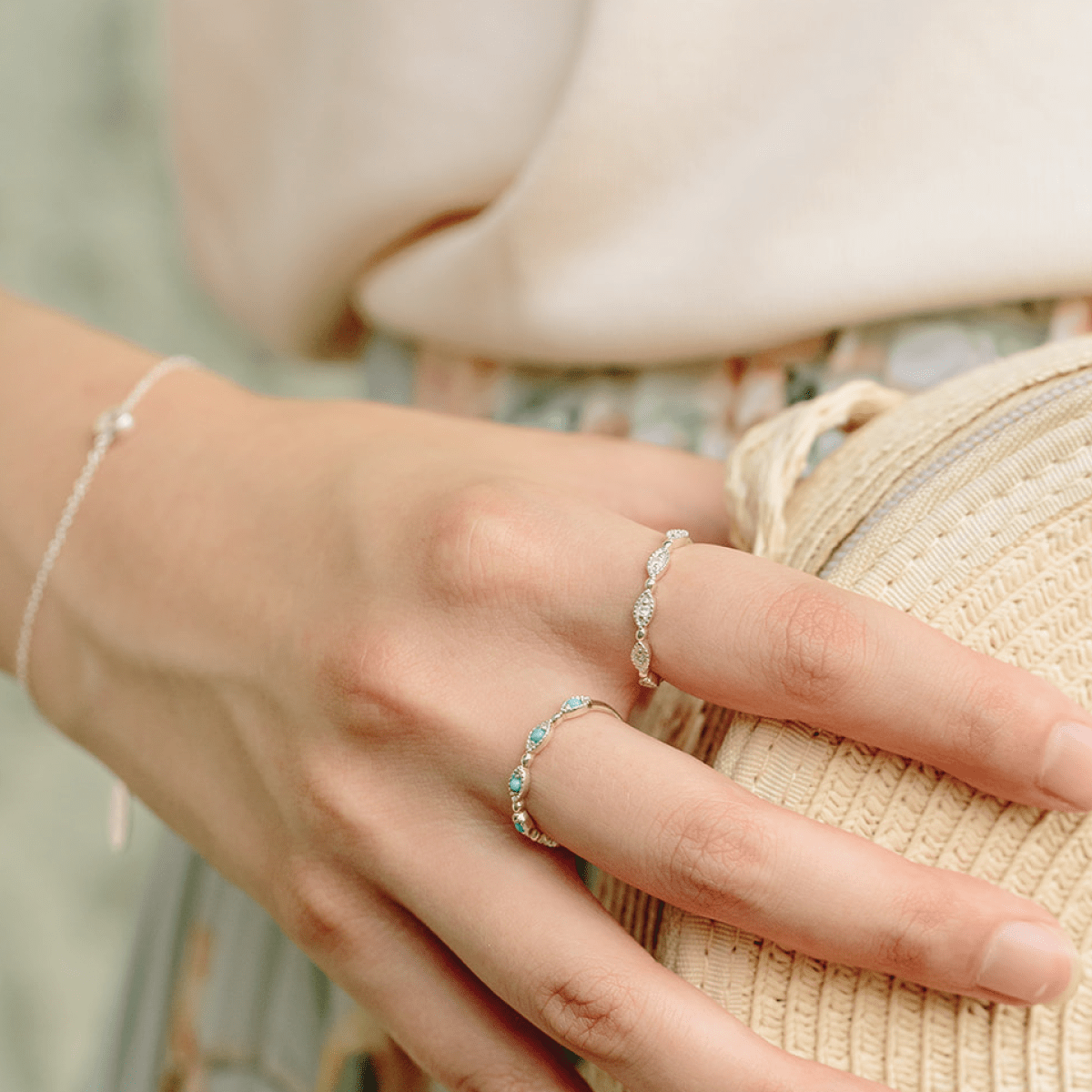Boma Jewelry Rings Daniela Ring with Stone