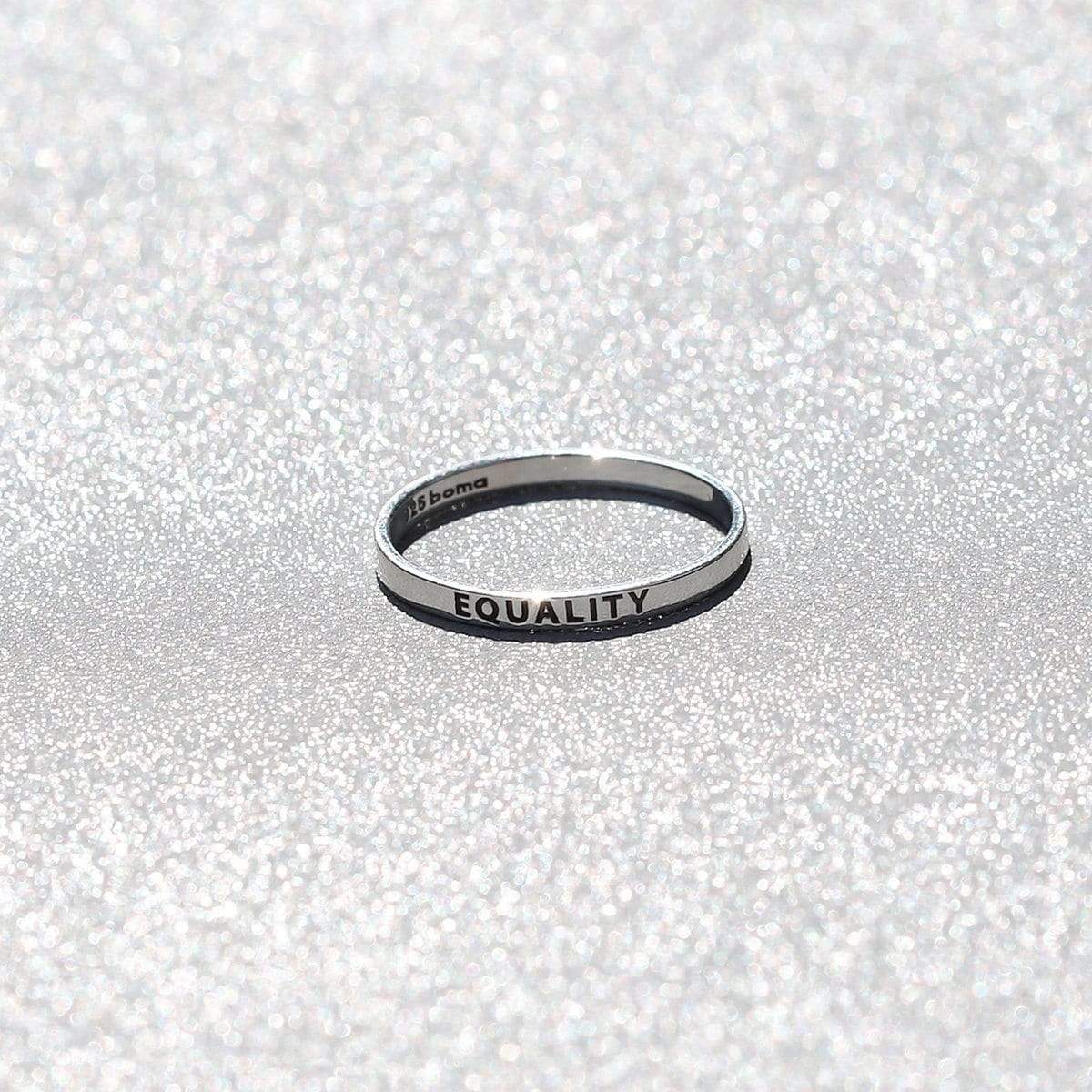 Boma Jewelry Rings Equality Sterling Silver Ring