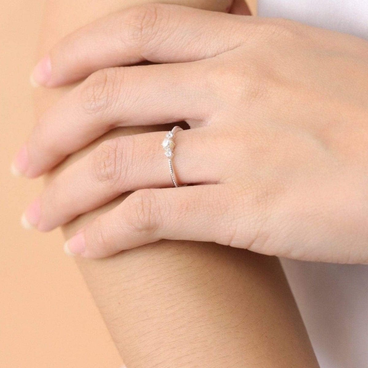 Boma Jewelry Rings Gemma Sterling Silver Ring with Stone