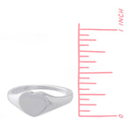 Boma Jewelry Rings Heart Signet Ring