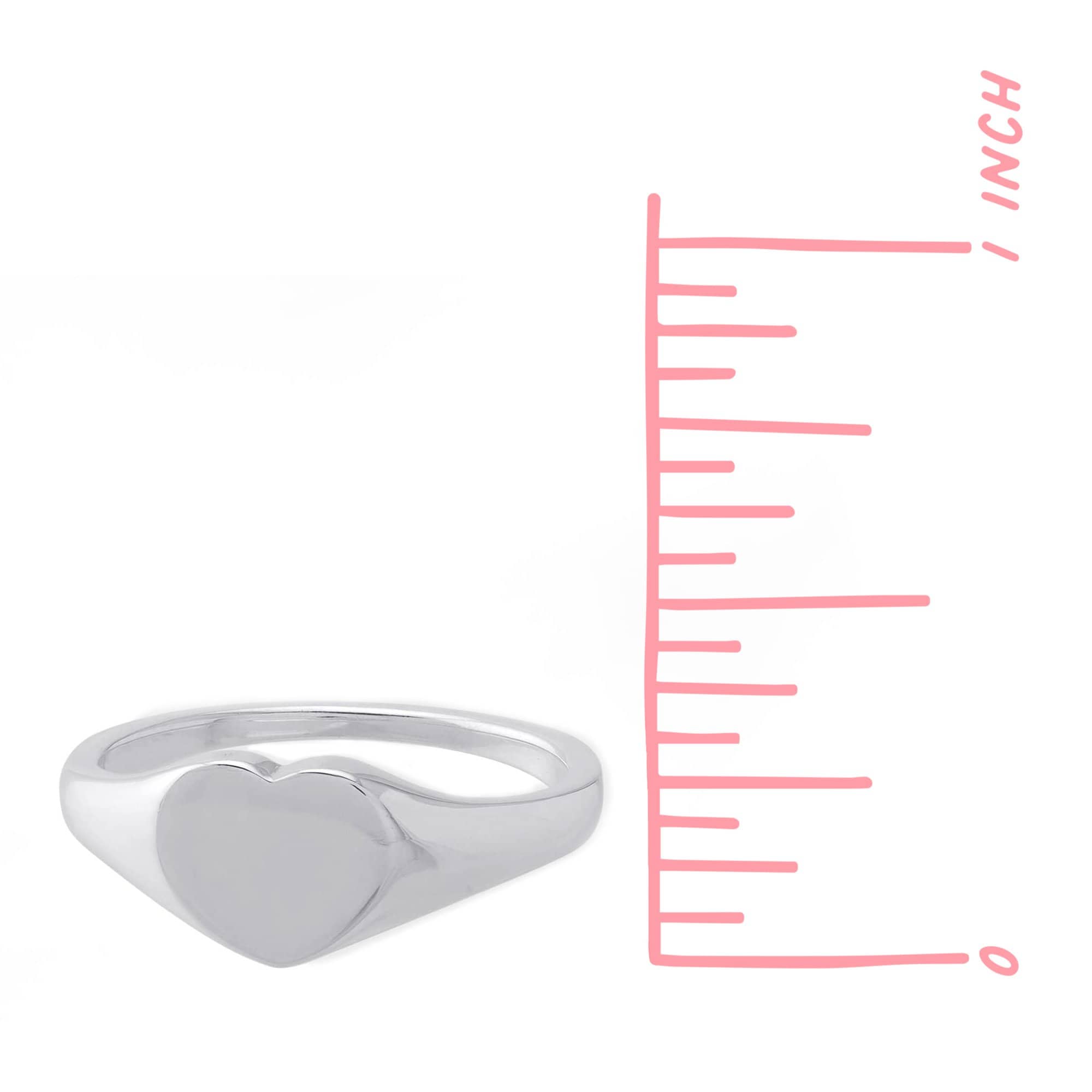 Boma Jewelry Rings Heart Signet Ring