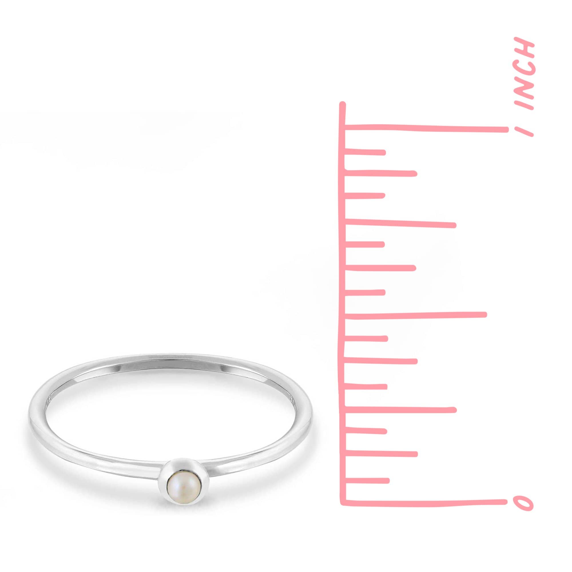 Boma Jewelry Rings Pearl Sterling Silver Solitaire Ring