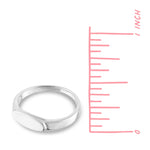 Boma Jewelry Rings Thin Bar Signet Ring