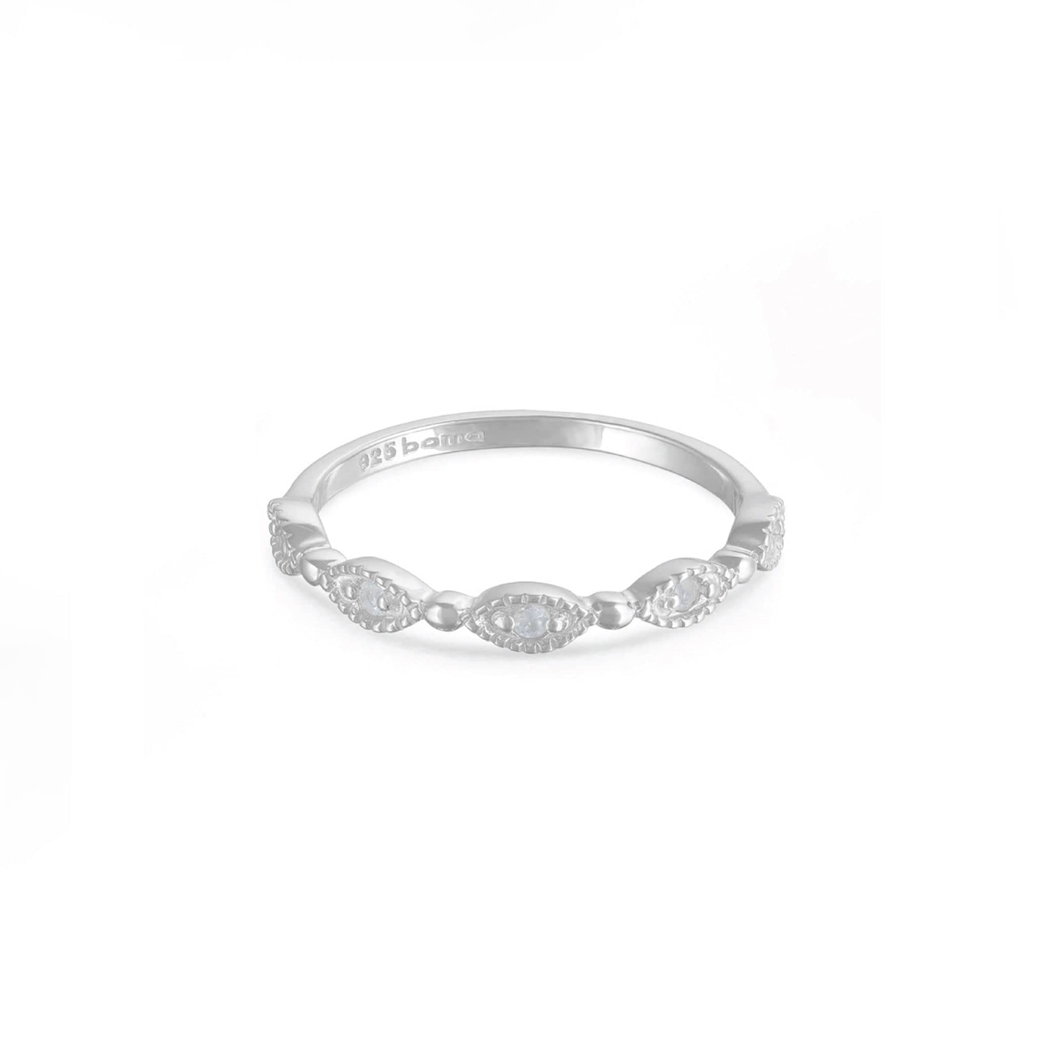 Boma Jewelry Rings White Topaz / 7 Daniela Ring with Stone