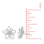 Boma Jewelry Woven Flower Stud Earrings