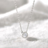 Belle Solo Birthstone Pendant Necklace