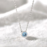 Belle Solo Birthstone Pendant Necklace